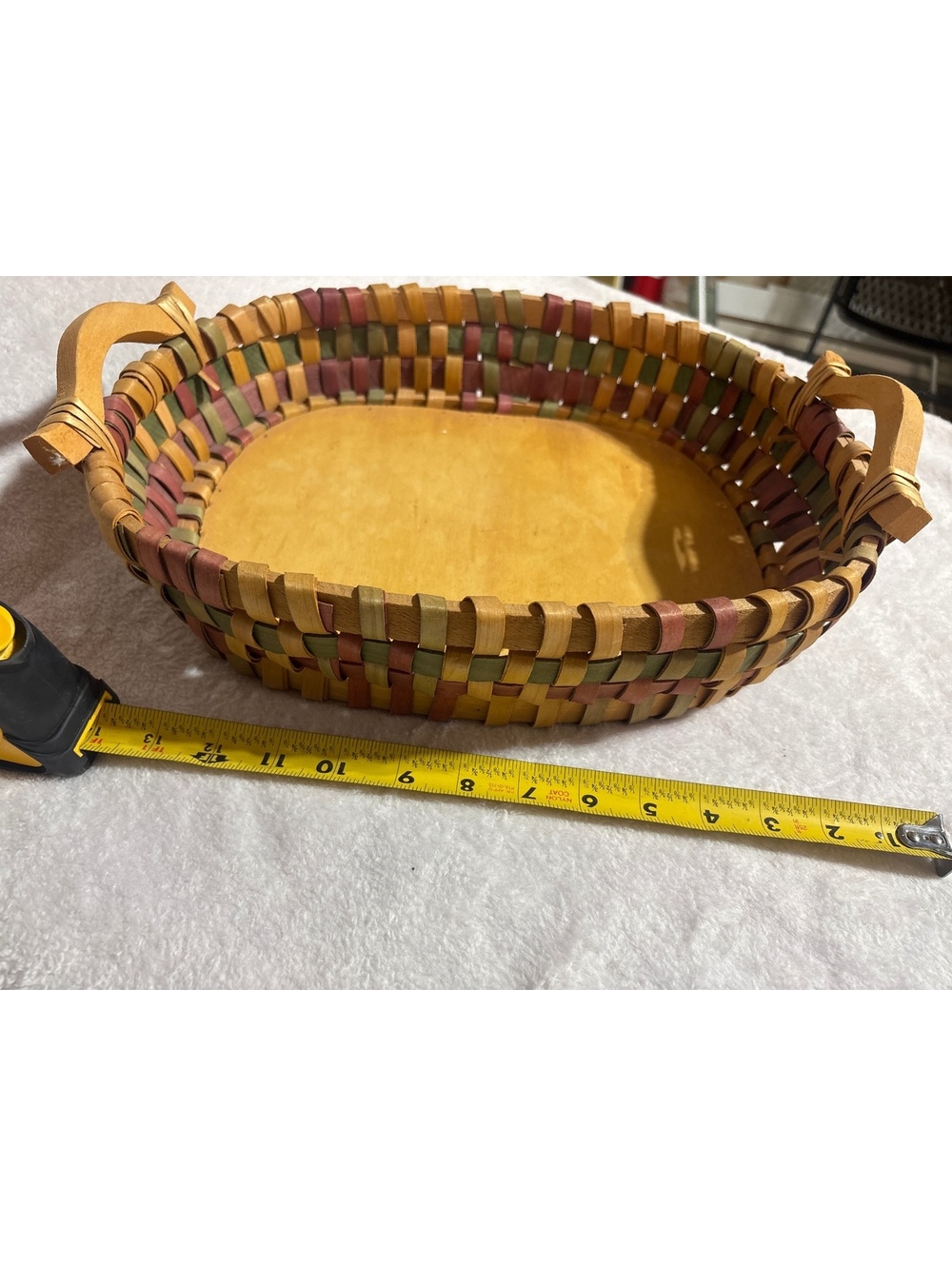 Holiday/ Christmas wooden basket